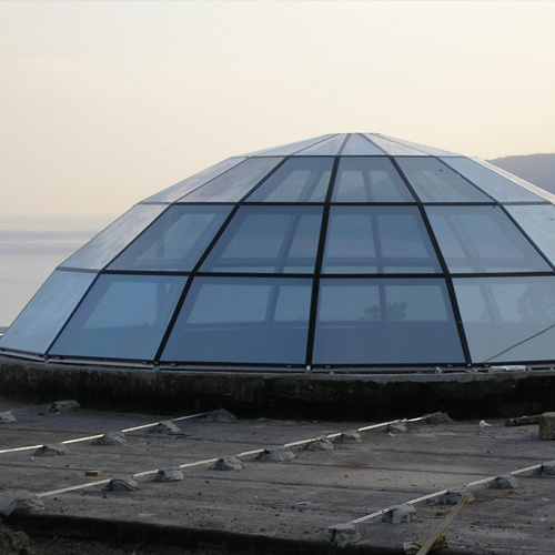 Ремонт стеклянного купола Орехово-Зуево