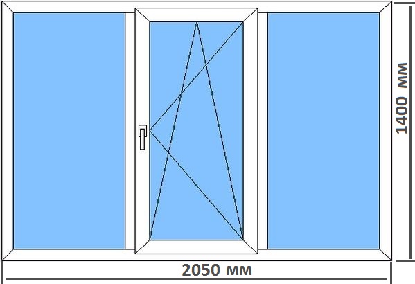 Стандартные размеры пластиковых окон в типовых домах Орехово-Зуево